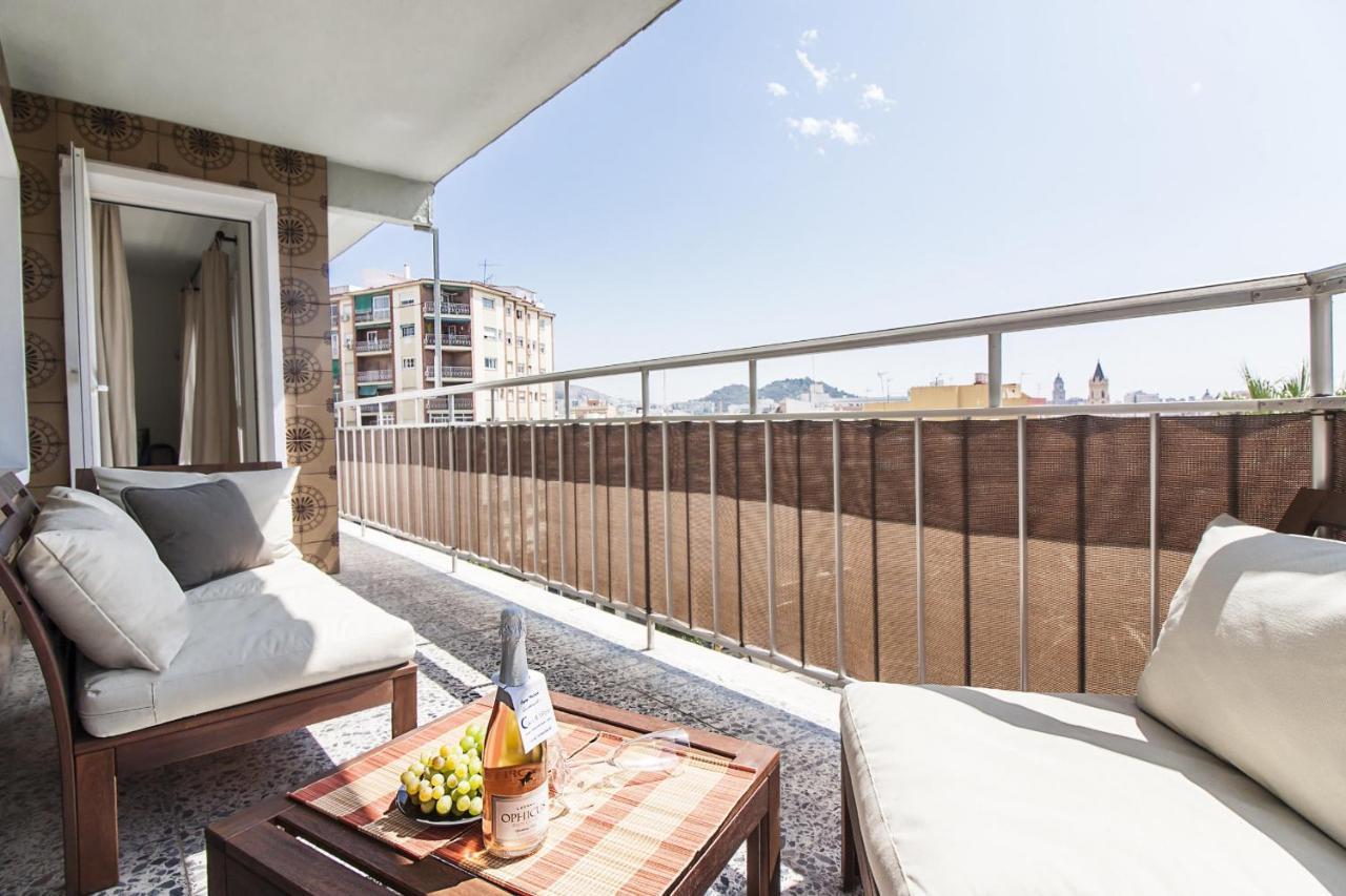 Sea & Wave Bailen Great Views Apartment Malaga Bagian luar foto