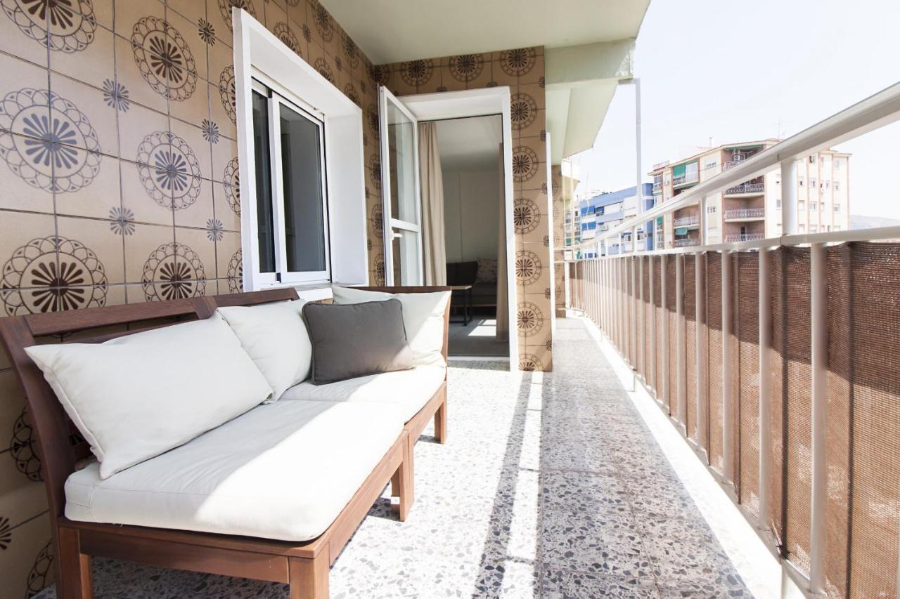 Sea & Wave Bailen Great Views Apartment Malaga Bagian luar foto